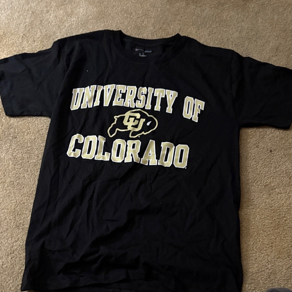 Champion Black University Tee